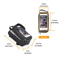 Bicycle Beam Bag with Waterproof Phone Holder