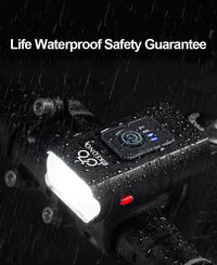 Front/Rear Bicycle T6 LED Light Set