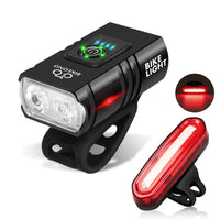 Front/Rear Bicycle T6 LED Light Set