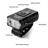 Front/Rear Bicycle T6 LED Light Set